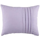 Lavender Pleated Throw Pillow