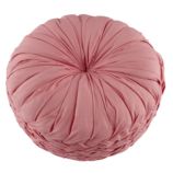 Ruched Throw Pillow (Pink)