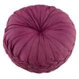 Ruched Throw Pillow (Purple)