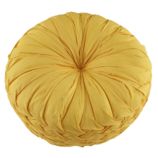 Ruched Throw Pillow (Yellow)