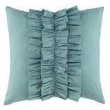 Blue Ruffle Pillow