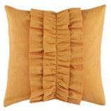Orange Ruffle Pillow