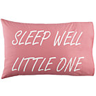 Sleep Well Pillowcase (Pink)