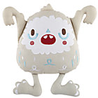 White Yeti Throw Pillow