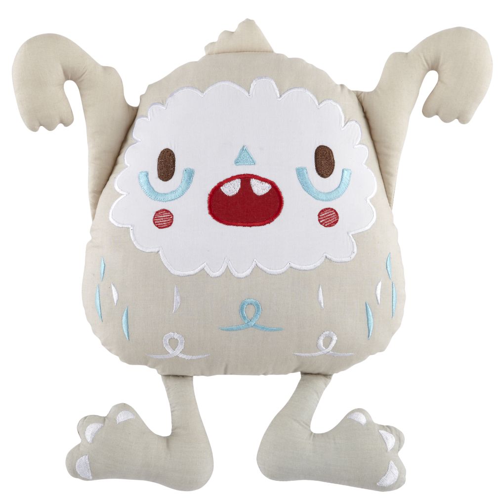 Yeti For Bed Throw Pillows