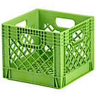 Green Milk Crate