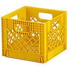 Yellow Milk Crate