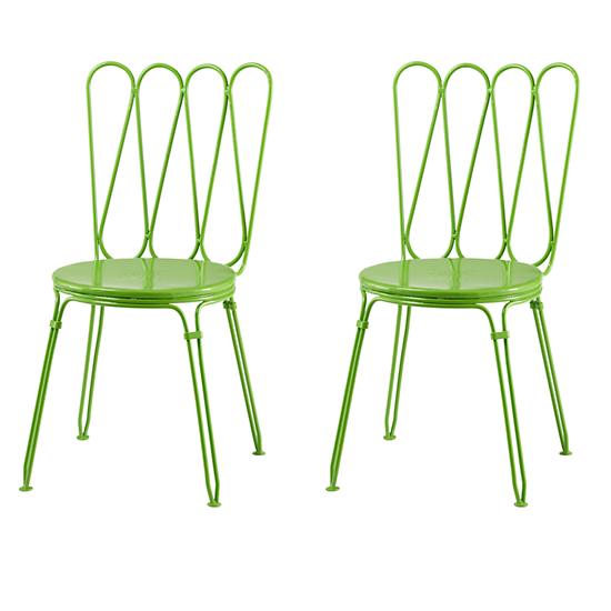 Lime Looking Glass Play Chairs (Set of 2)