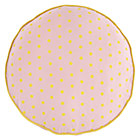 Pink Polka Dot Floor Cushion