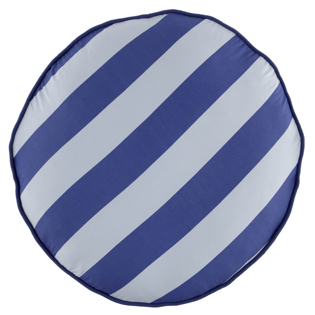 Blue Stripe Floor Cushion