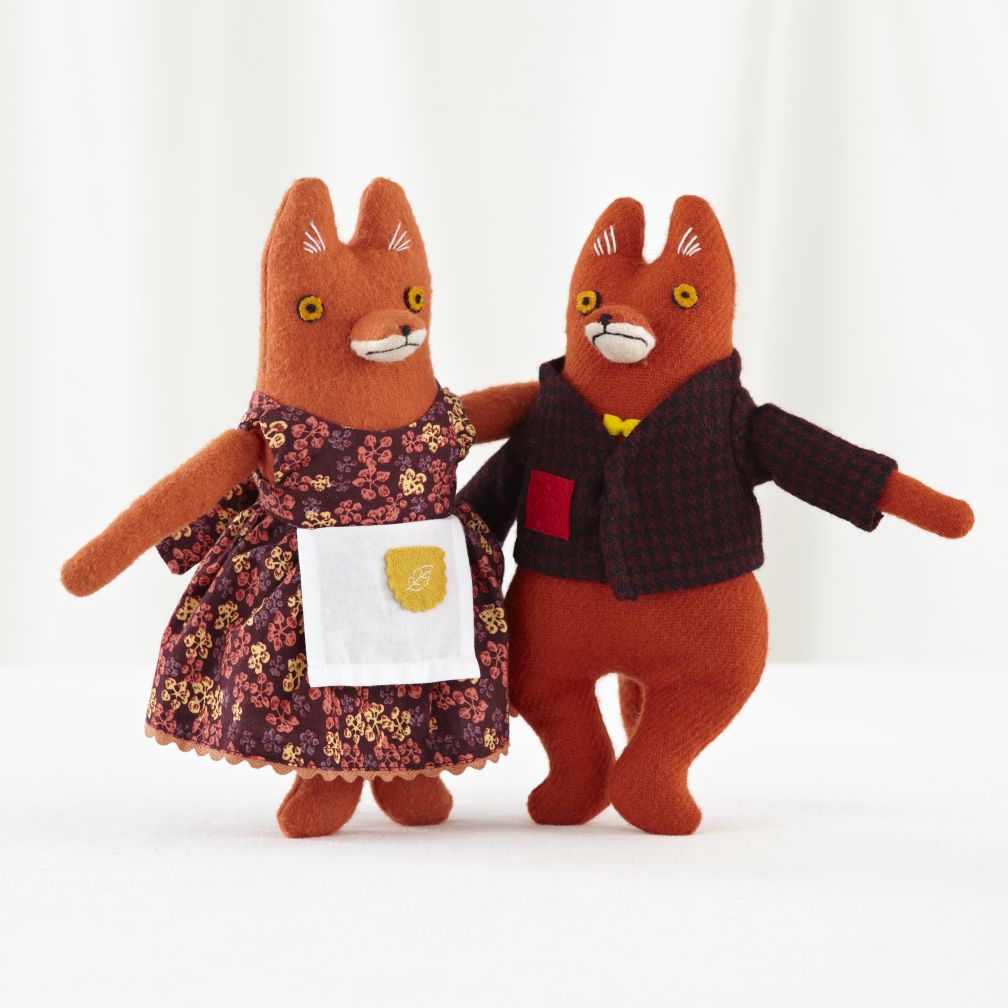 Mr and Mrs Fox (Set of 2)