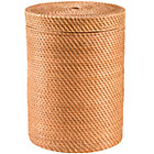 Honey Rattan Hamper w/Lid
