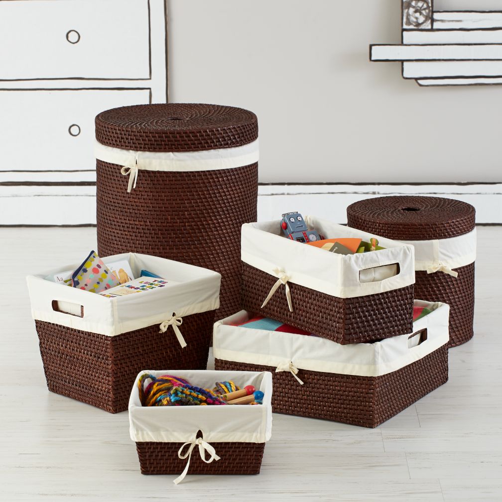 Espresso Rattan I Am Storage Collection