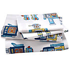 Full Robot Sheet Set(includes 1 fitted sheet, 1 flat sheet and 2 cases)