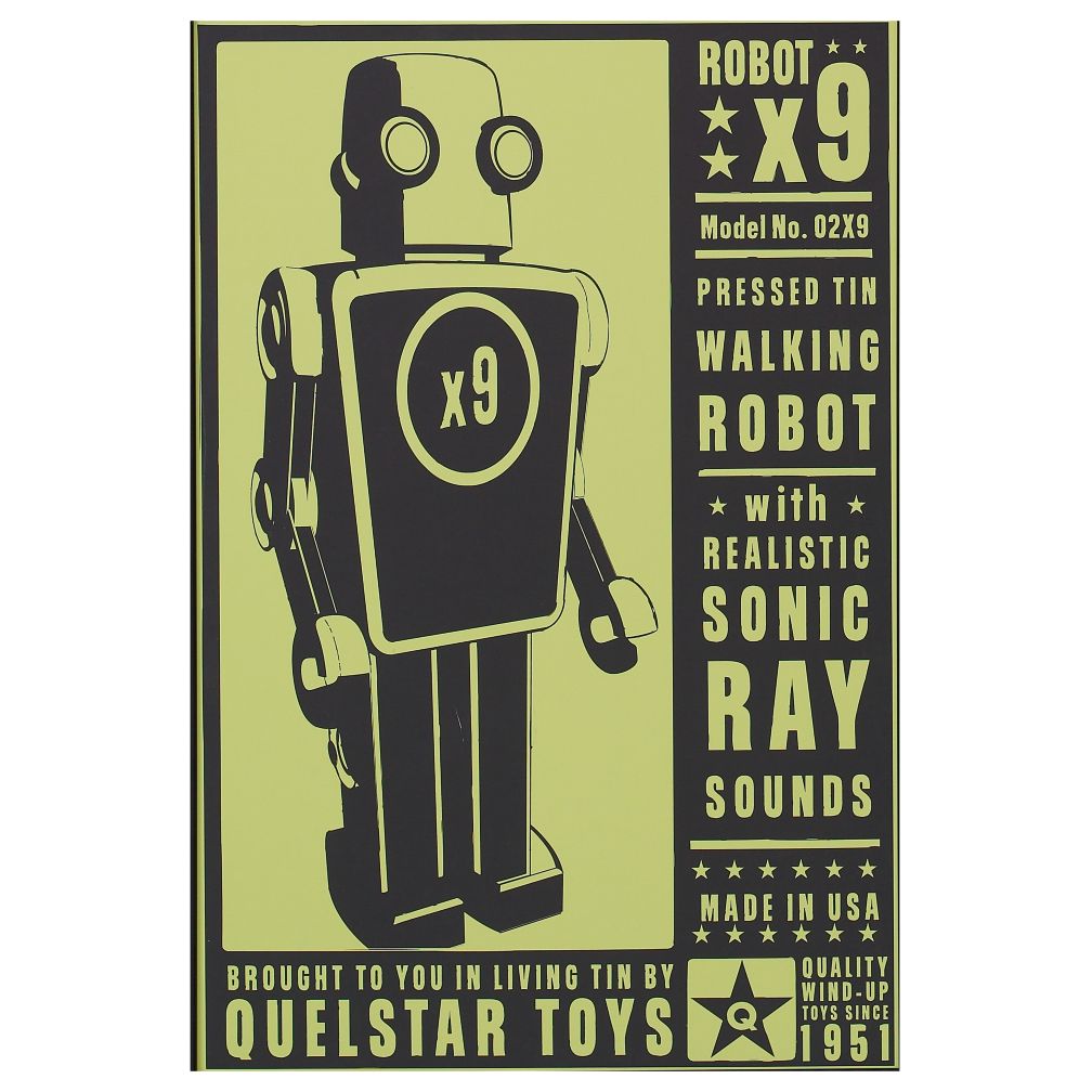 They're Heeere Outer Space Unframed Wall Art (Robot)