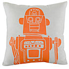 Grey Robot Pillow
