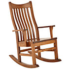 Classic Wooden RockerFloor to seat:  17"Seat depth: 18"