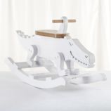 Crocodile Rocks Wooden Rocker