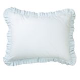 Blue Bedding of Roses Ruffle Sham