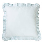 Blue Ruffle Euro Sham