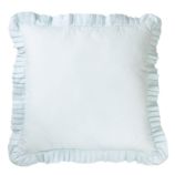 Blue Bedding of Roses Euro Ruffle Sham