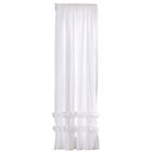 63" White Ruffle Panel
