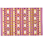 4 x 6' Purple Aztec Rug