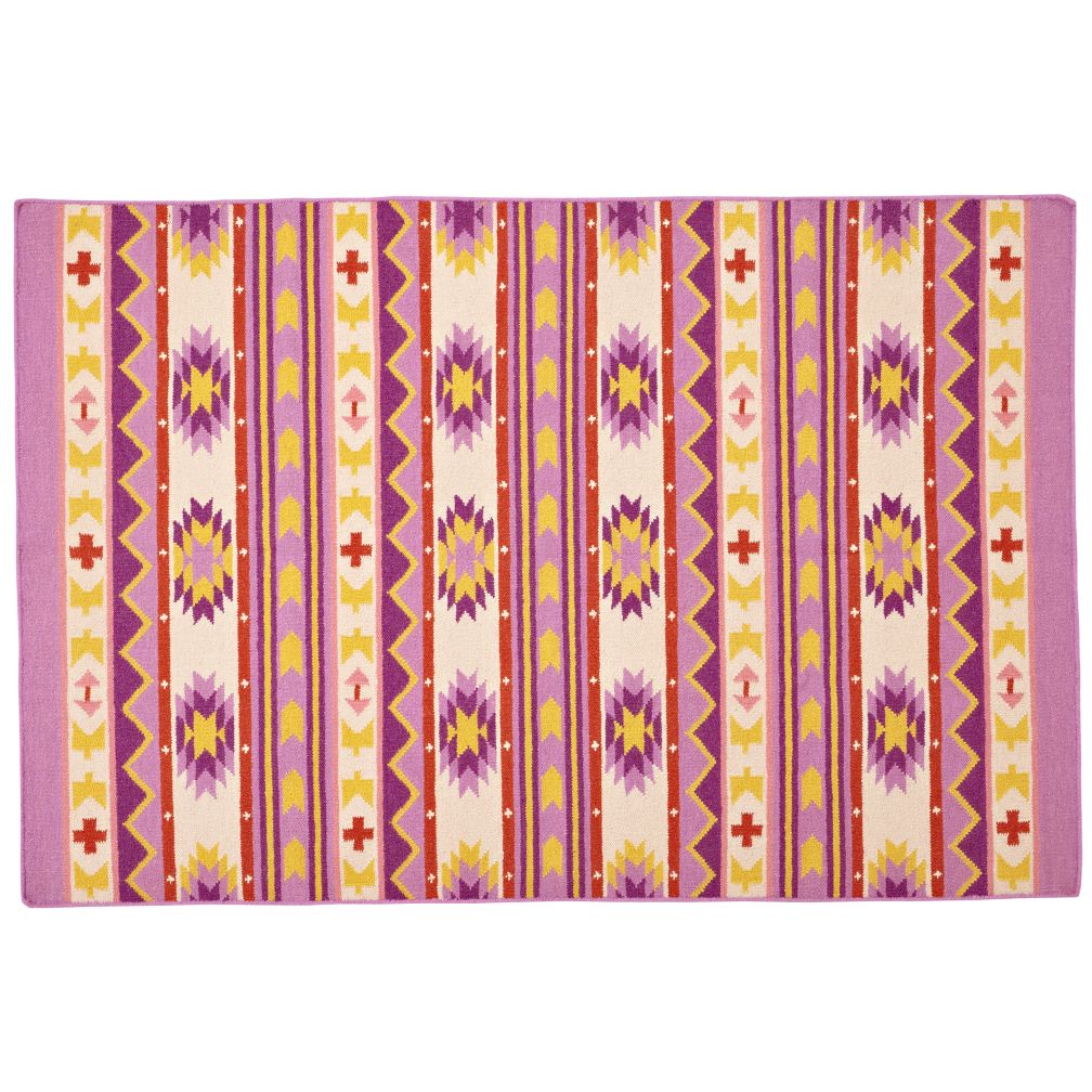 Aztec Support Rug (Purple)