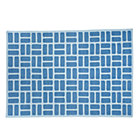 4 x 6' Blue Brick Dhurrie Rug