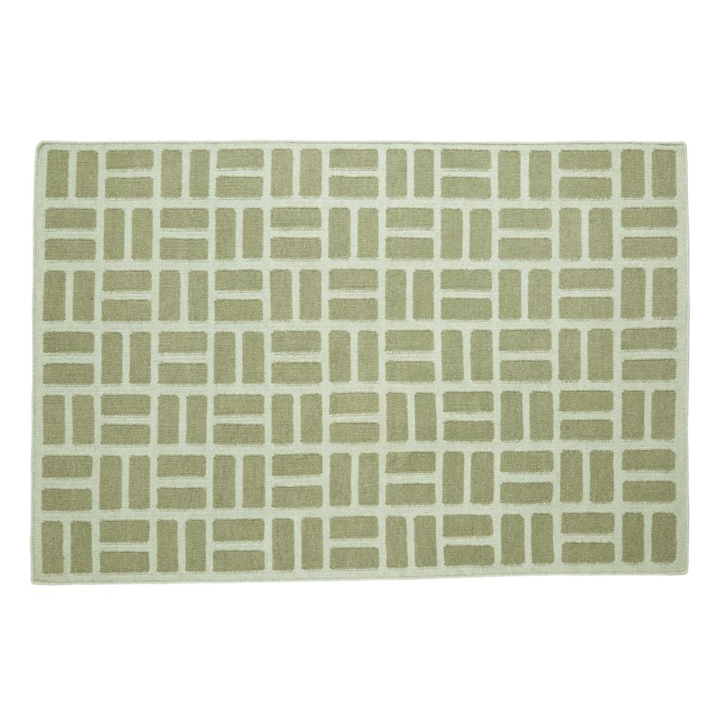Brick by Brick Rug (Green)