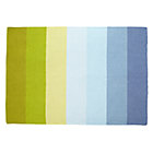 4 x 6' Blue Broad Stripe Rug