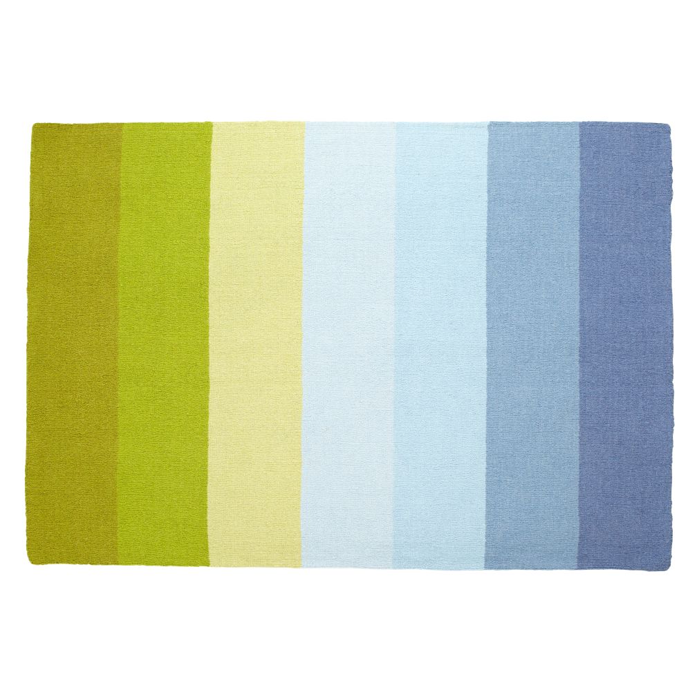 Broad Stripe Rug (Blue)