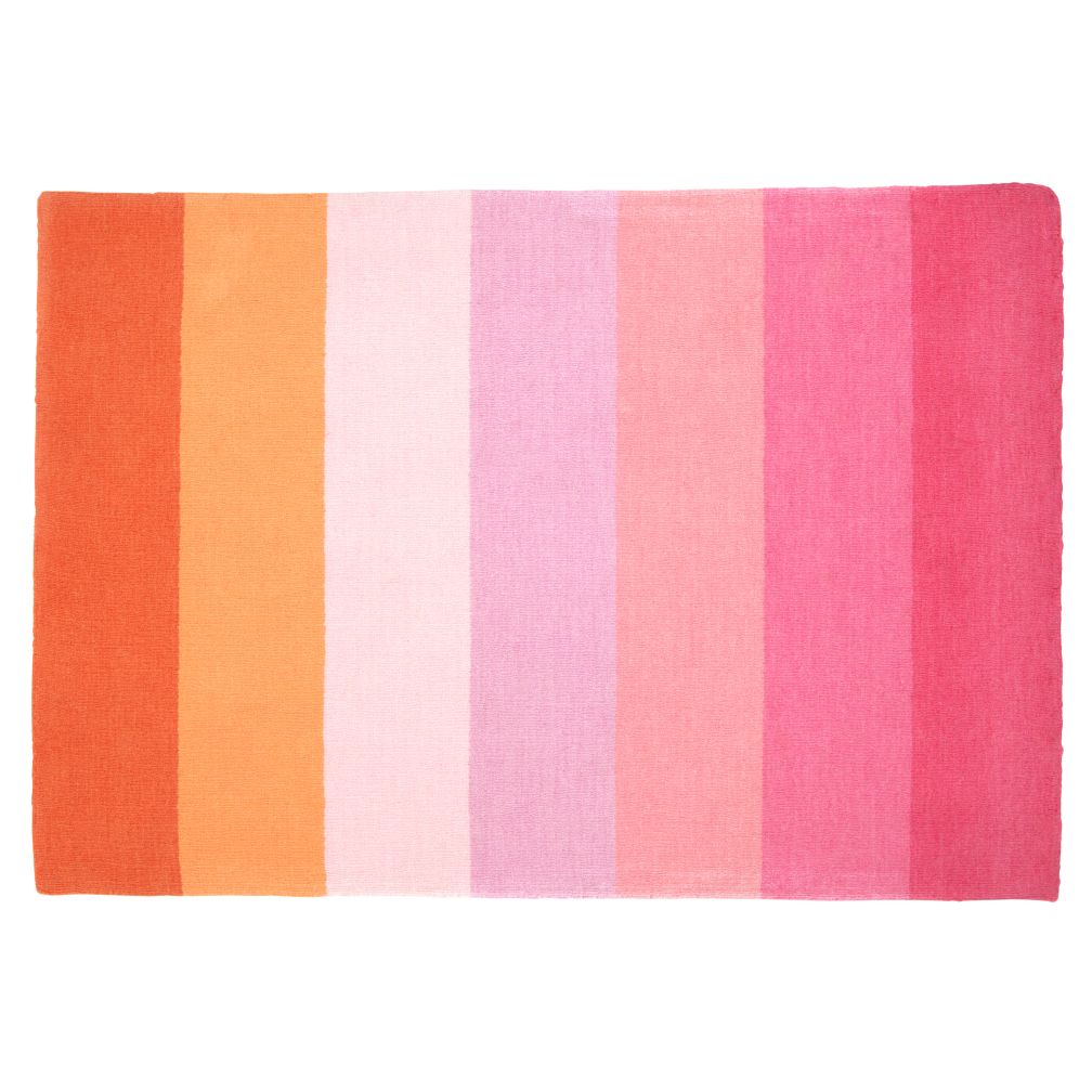 Broad Stripe Rug (Pink)