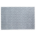 4 x '6 Grey Zig Zag Rug