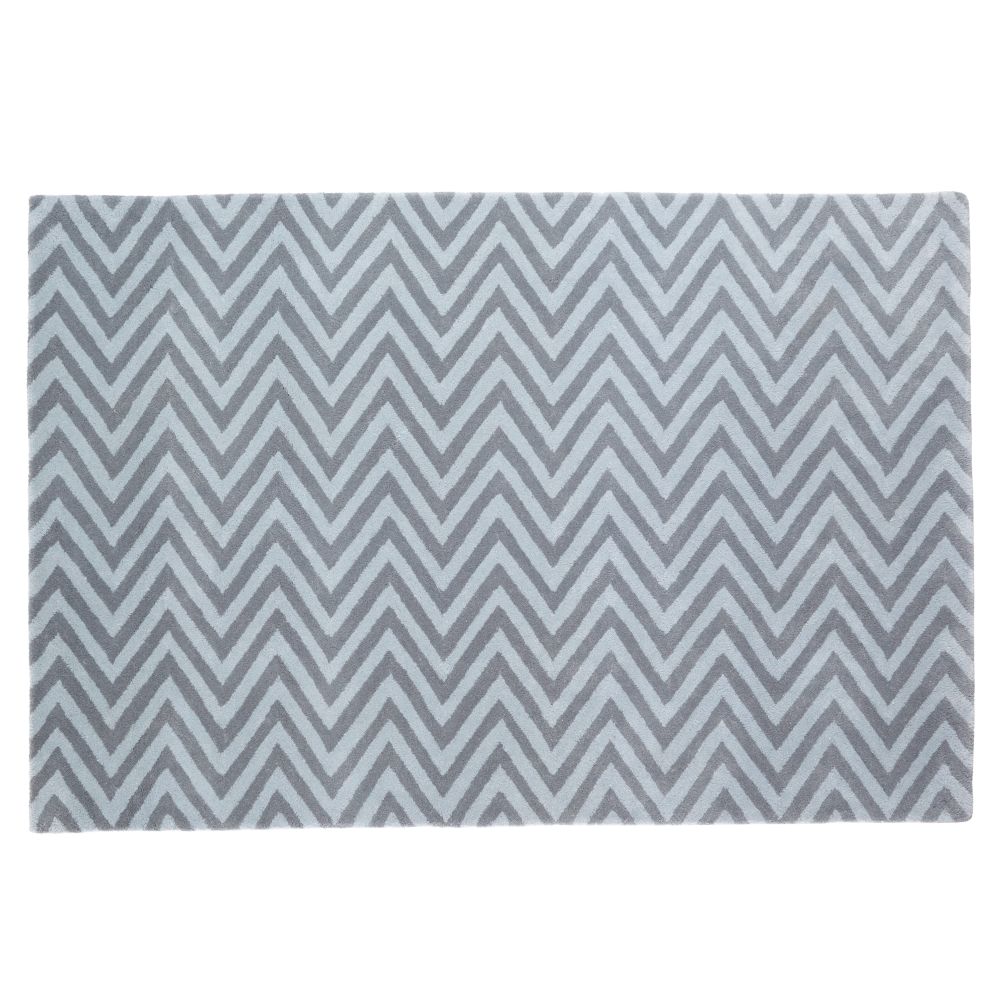 Zig Zag Rug (Grey)