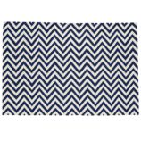 Chevron and On Rug (Dk. Blue)