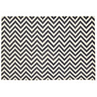4 x 6' Grey Chevron Rug