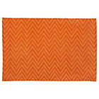 4 x 6' Orange Zig Zag Rug