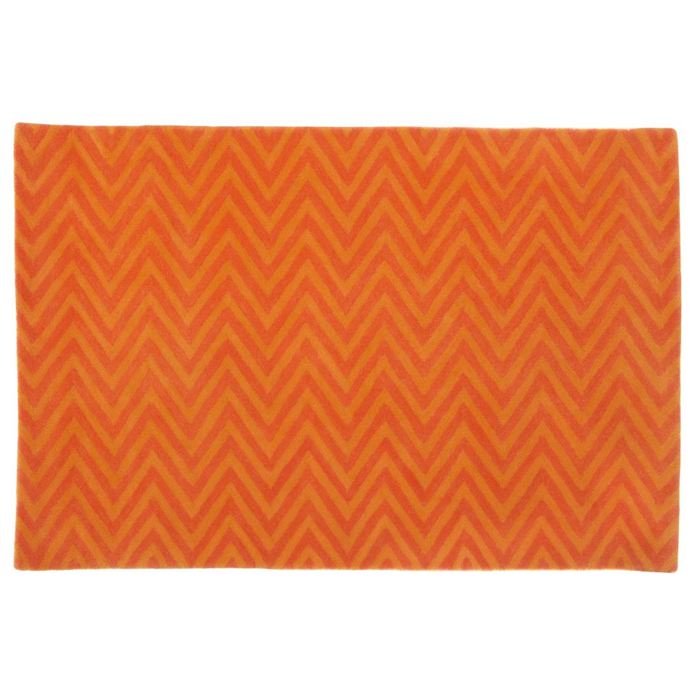 Zig Zag Rug (Orange)