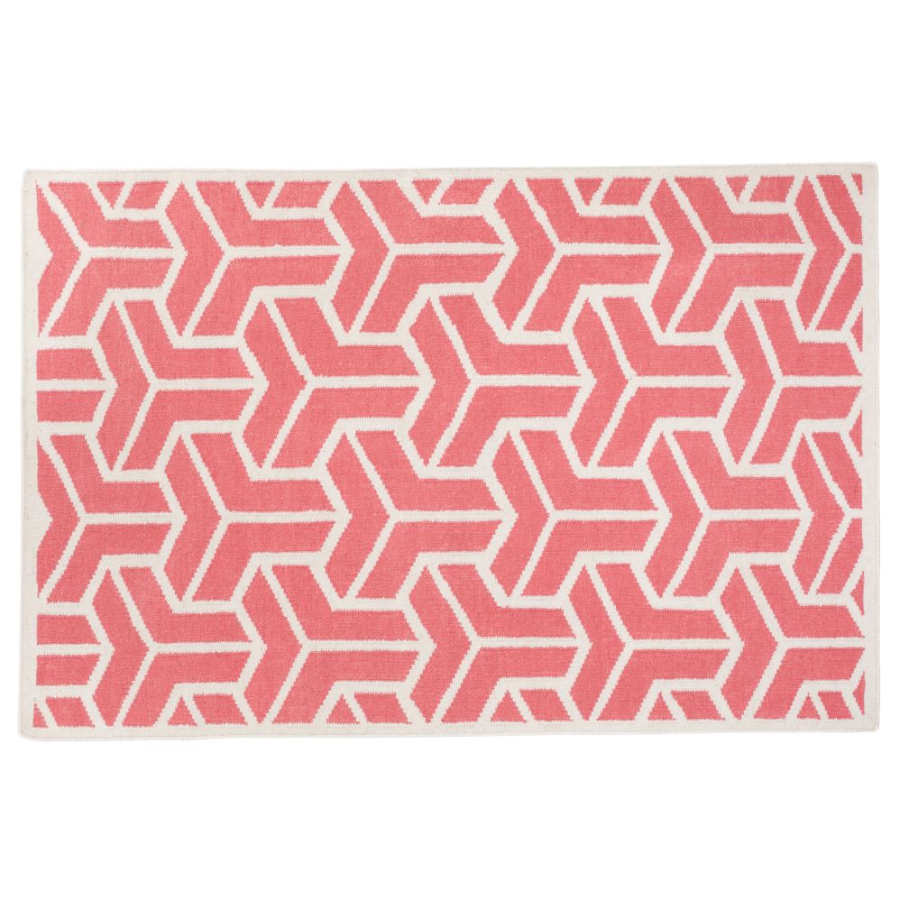5 x 8' Crow's Feet Rug (Pink)