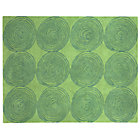 4 x 5' Green Honey Bun Rug