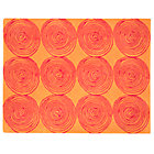 4 x 5' Orange Honey Bun Rug