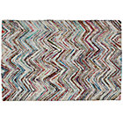 4 x 6' Color Static Recycled Rug