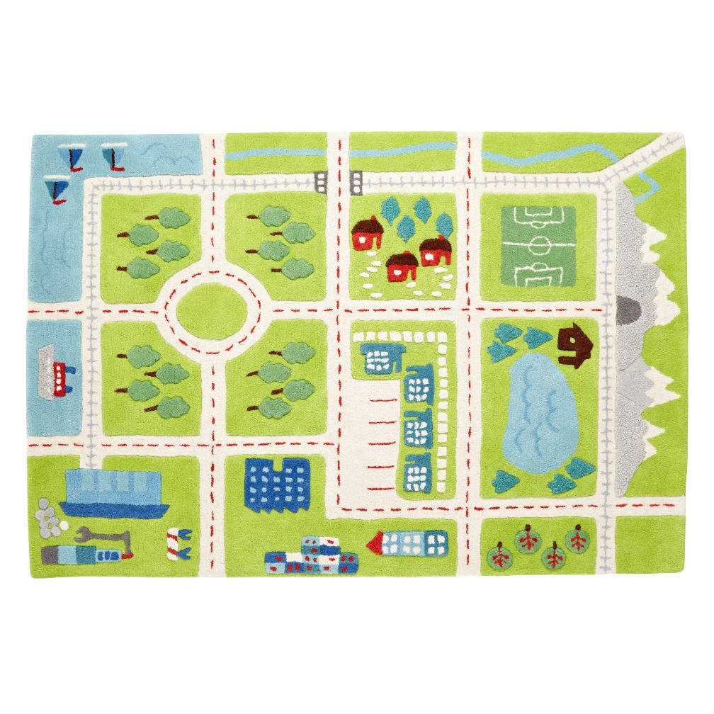 Over the River and Through the Rug