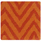 Swatch Orange Zig Zag Rug