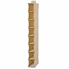 Khaki Narrow Hanging Organizer