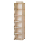 Khaki Wide Hanging Organizer