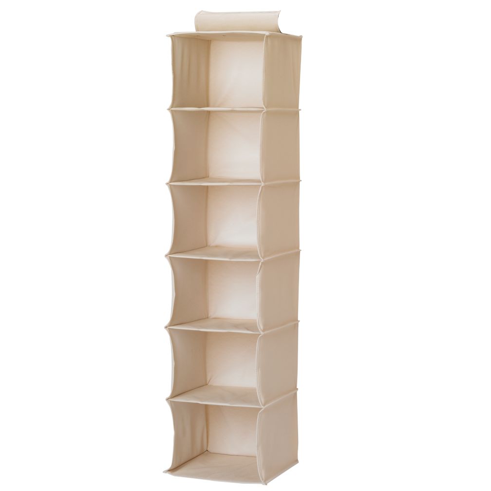 I Think I Canvas Wide Hanging Organizer (Khaki)