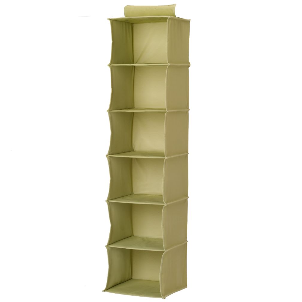 I Think I Canvas Wide Hanging Organizer (Lt. Green)