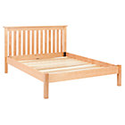 Full Natural Bed (Headboard w/wood frame)